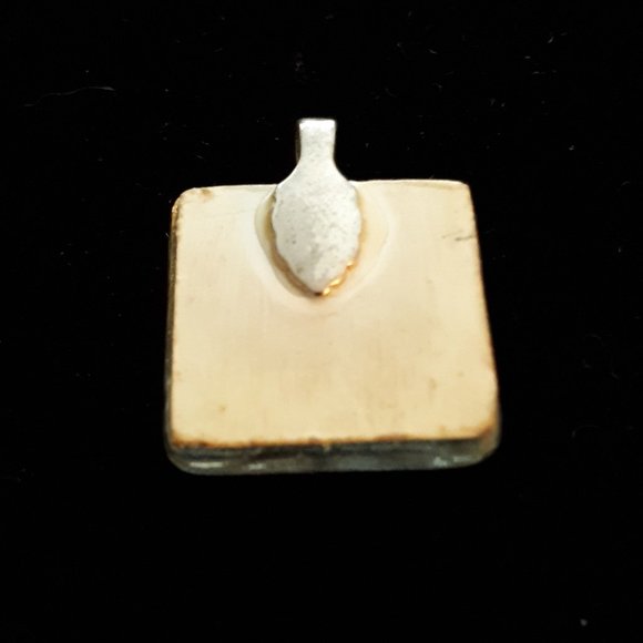 Vintage 1990s Handmade Glass Pendant - Picture 5 of 6